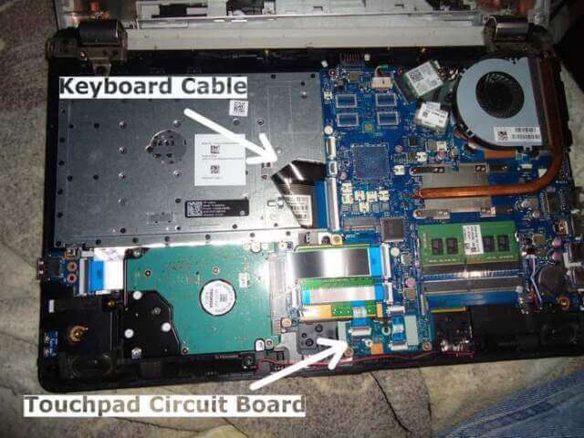 hp-notebook-keyboard-connection-cable-touchpad-circuit