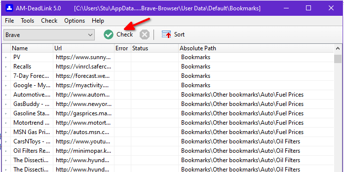 Excel Links Not Working