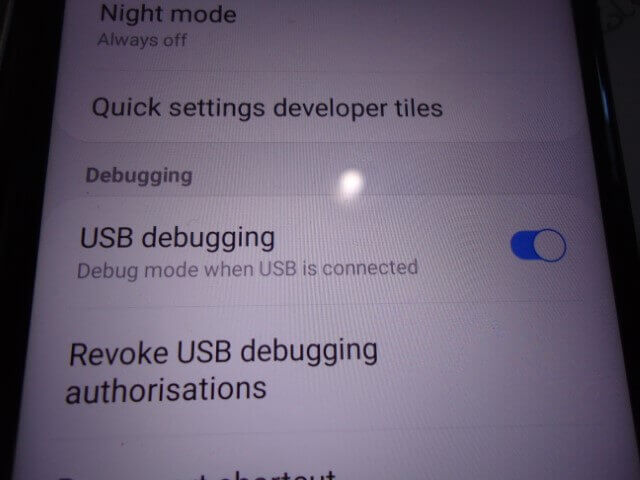 android-galaxy-j3-usb- debugging-on