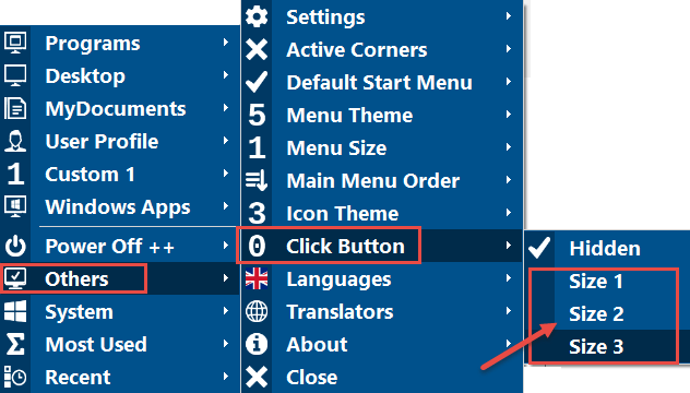 Start Everywhere Enable Click Button