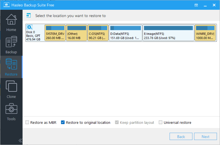 for windows download Hasleo Backup Suite 3.8