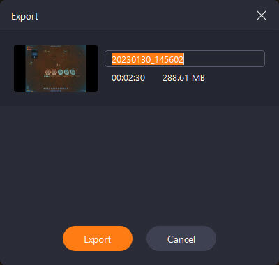 recexperts-trimmed-video-export