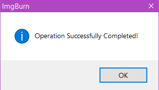 imgburn-operation-successfully-completed-message