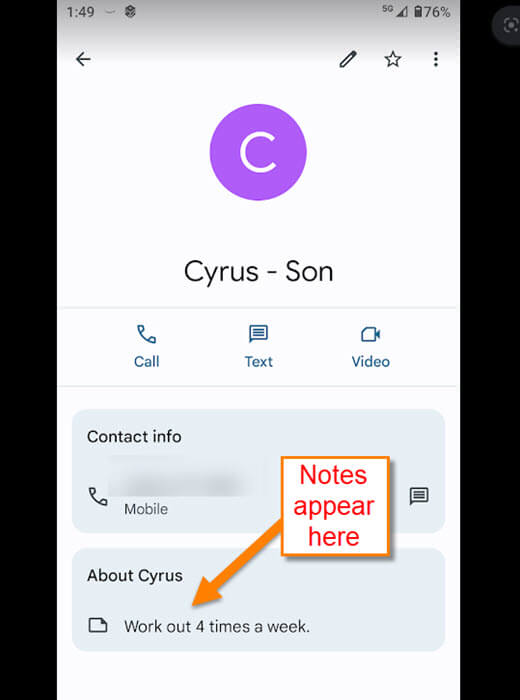 contacts-information-screen