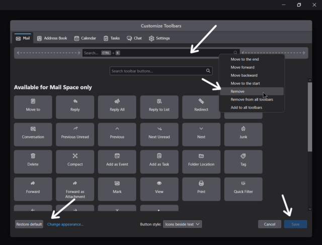 thunderbird-customize-toolbars-right-click-search-bar-remove