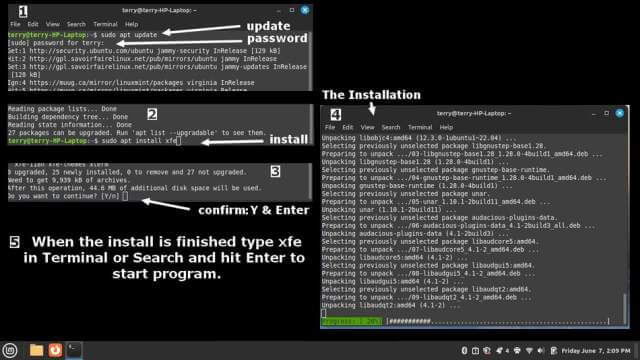 linux-mint-terminal-install-update-password-confirm-run