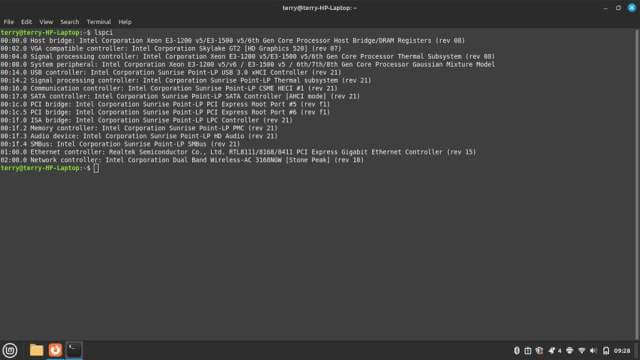 linux-mint-terminal-lspci-device-listing