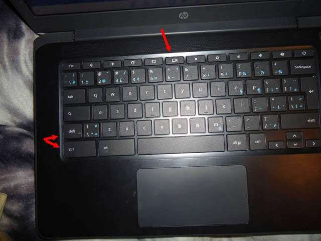 hp-chromebook-keyboard-screenshot-keys-ctrl-shift