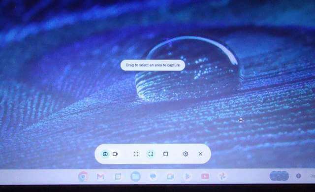hp-chromebook-screen-capture-drag-to-select-area-menu-bar-options