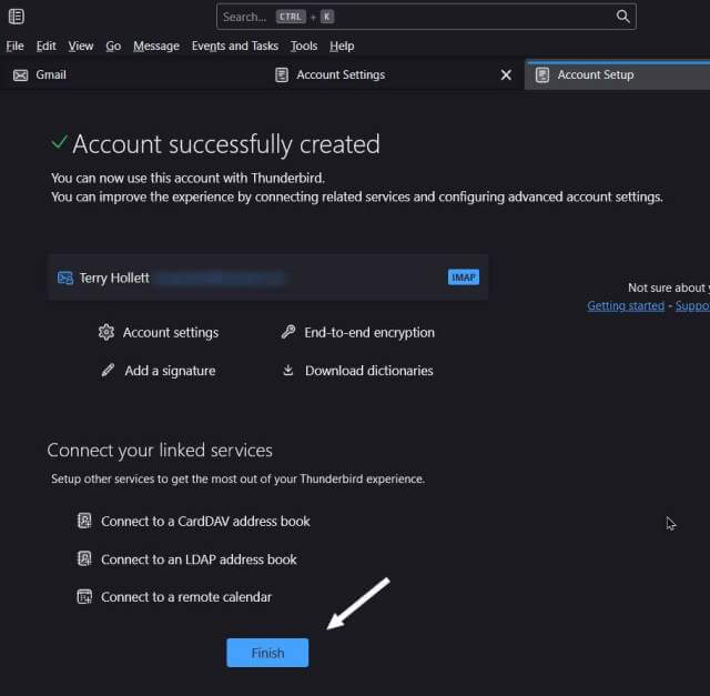 thunderbird-mail-account-created-successfully 
