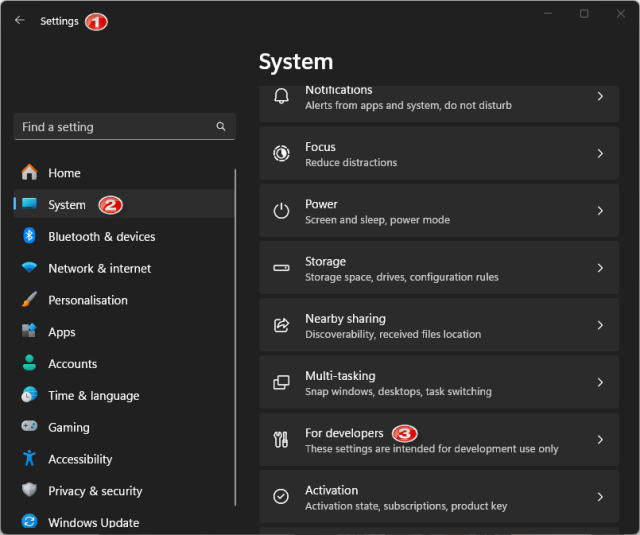 settings-system-for-developers