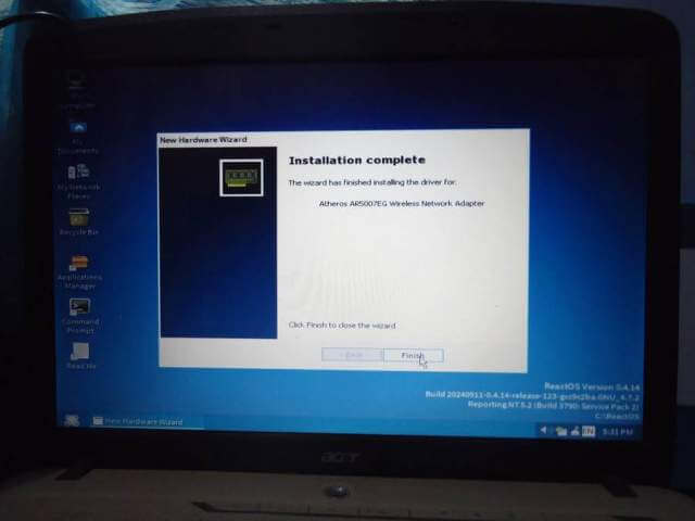 reactos-new-hardware-wizard-installation-complete-driver-installed