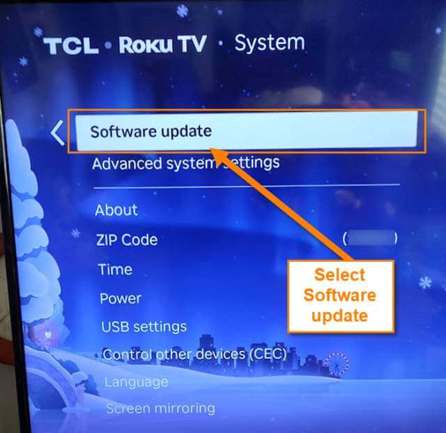 roku-tv-software-update-option