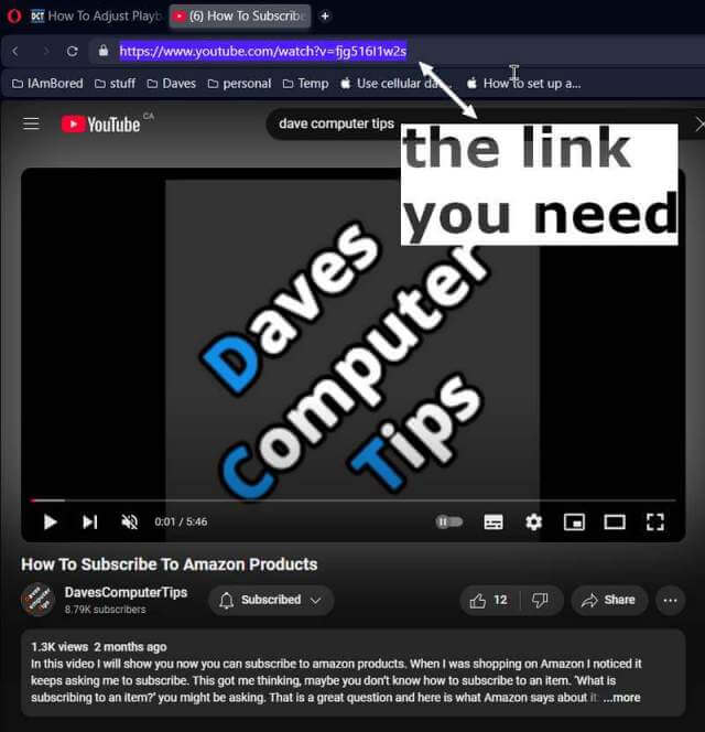 daves-computer-tips-youtube-link-how-to-subscribe-to-amazon-products