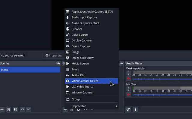 obs-studio-select-source-video-capture-device