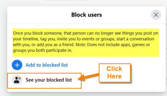 facebook-see-your-blocked-list-link