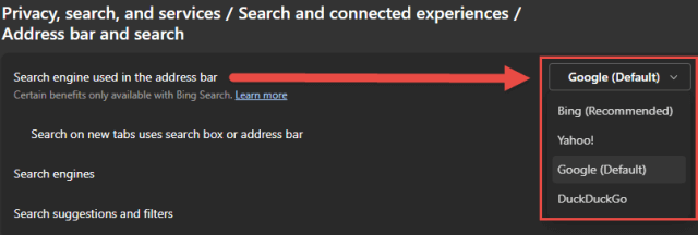 edge-search-engine-options