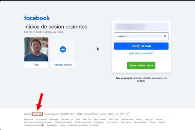 facebook-log-in-page-in-spanish