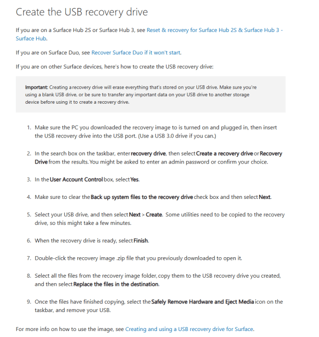 create-recovery-drive