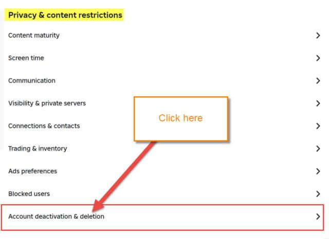 roblox-account-deactivation-and-deletion-link