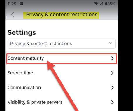 roblox-app-content-maturity-link