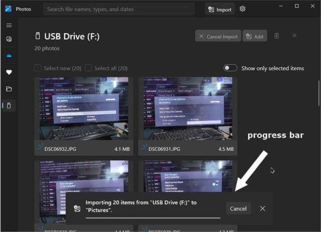 windows-10-photos-app-importing-progress-bar