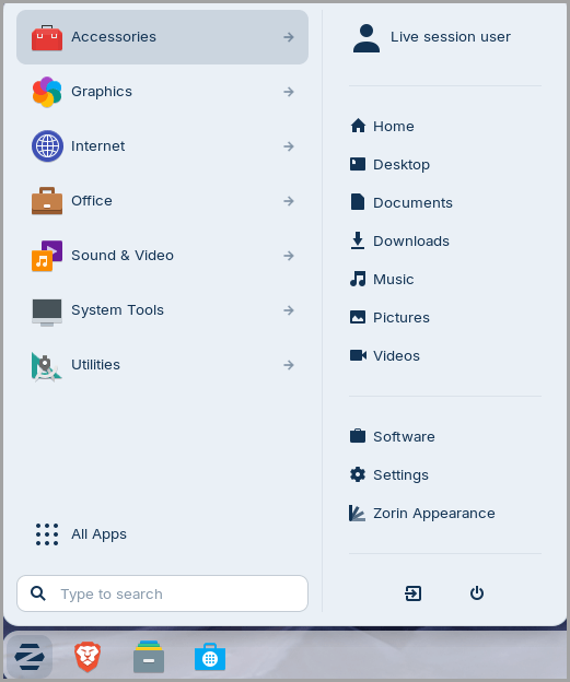 zorin-start-menu