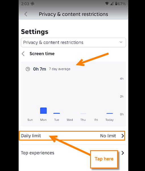 roblox-app-Screen-time-chart