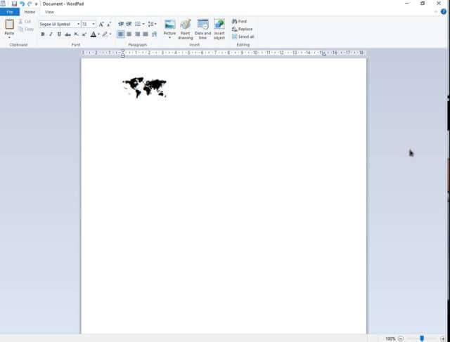 microsoft-windows-wordpad-world-globe
