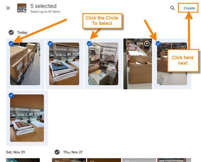 google-photos-create-link