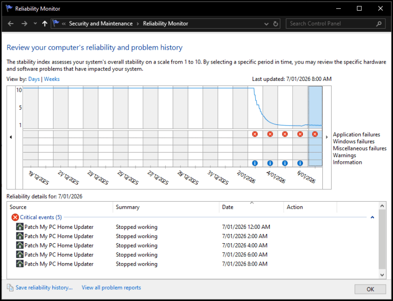 How To Check Your PC’s Reliability Score | Daves Computer Tips