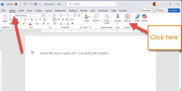 microsoft-add-ins-link