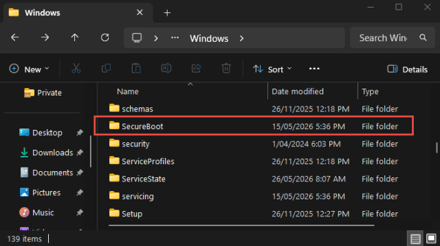 secureboot-folder
