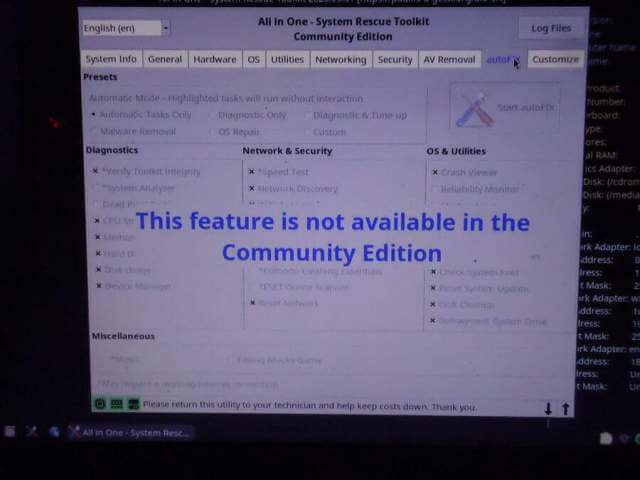 aio-all-in-one-system-rescue-toolkit-autofix-not-available-in-community-free-edition