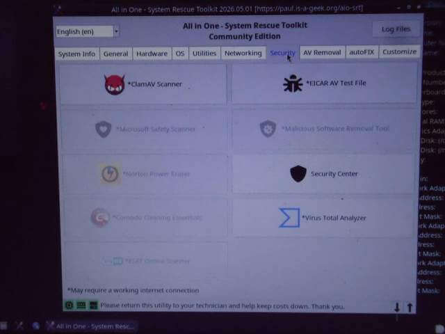 aio-all-in-one-system-rescue-toolkit-security-av-scanners-clamav-microsoft-norton-comodo-security-center