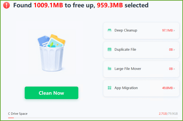 awz-pc-cleaner-interface