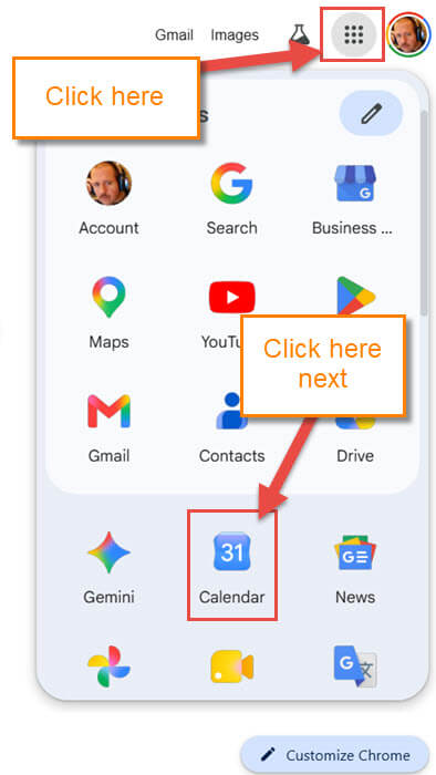 google-browser-calendar-link