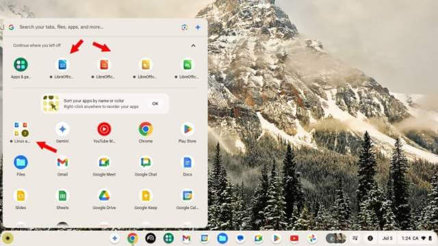 chromebook-launcher-installed-apps-linux-group