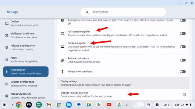 chromebook-settings-accessibility-full-screen-magnifier-docked-website-text-size-and-font