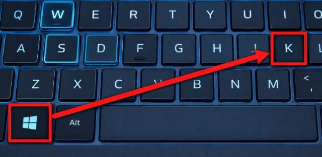 windows-key-plus-k-key