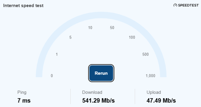 speed-test-result