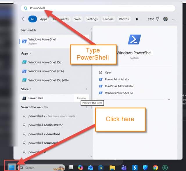 windows-powershell-link